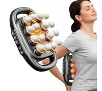 Paradise Bliss Quality Deep Tissue Percussion Massager with 3 Modes and 30 Intensities, 16-Head Massage Gun Set, Quiet Muscle Massager for Relieving Back, Shoulder, Leg, Foot, and Body Muscle Pain