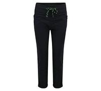 Paradise Boys Casual Pull UP Trousers EX UK Store Elastic Waistband Zip Pockets 9-14Y New Navy