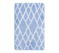 Paradise Door Mat - Soft, Machine Washable Dirt Trapper Rug - Rubber Backed Floor Mat -Heavy Duty Non Slip Doormats, Super Absorbent Front Door Mat, Entrance Rug (Blue, 60x90)