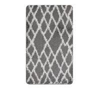 Paradise Door Mat - Soft, Machine Washable Dirt Trapper Rug - Rubber Backed Floor Mat -Heavy Duty Non Slip Doormats, Super Absorbent Front Door Mat, Entrance Rug (Grey, 60 X 110 cm)