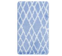 Paradise Door Mat - Soft, Machine Washable Dirt Trapper Rug - Rubber Backed Floor Mat -Heavy Duty Non Slip Doormats, Super Absorbent Front Door Mat, Entrance Rug (Blue, 80x120)