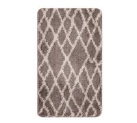 Paradise Door Mat - Soft, Machine Washable Dirt Trapper Rug - Rubber Backed Floor Mat -Heavy Duty Non Slip Doormats, Super Absorbent Front Door Mat, Entrance Rug (Brown, 80x120)