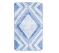 Paradise Door Mat - Soft, Machine Washable Dirt Trapper Rug - Rubber Backed Floor Mat -Heavy Duty Non Slip Doormats, Super Absorbent Front Door Mat, Entrance Rug (Blue, 80x120)