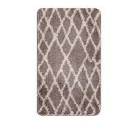 Paradise Door Mat - Soft, Machine Washable Dirt Trapper Rug - Rubber Backed Floor Mat -Heavy Duty Non Slip Doormats, Super Absorbent Front Door Mat, Entrance Rug (Brown, 60x110)