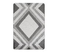 Paradise Door Mat - Soft, Machine Washable Dirt Trapper Rug - Rubber Backed Floor Mat -Heavy Duty Non Slip Doormats, Super Absorbent Front Door Mat, Entrance Rug (Grey, 60x90)