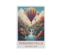 Paradise Falls National Park,5D DIY Diamond Painting Full Round Drill Diamond Embroidery Cross Stitch Rhinestone Mosaic Paintings Art(50 x 60 cm/19.68 x 23.62 inches)-GJ6