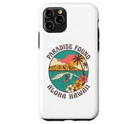 Paradise Found Aloha Hawaii Surf Wave Tropical Island Sunset Case for iPhone 11 Pro