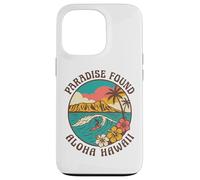 Paradise Found Aloha Hawaii Surf Wave Tropical Island Sunset Case for iPhone 13 Pro