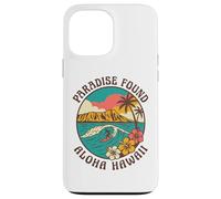Paradise Found Aloha Hawaii Surf Wave Tropical Island Sunset Case for iPhone 13 Pro Max