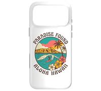 Paradise Found Aloha Hawaii Surf Wave Tropical Island Sunset Case for iPhone 17 Pro Max