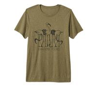 Paradise Found Exotic Flamingo Birds Premium T-Shirt