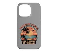 Paradise Found Life Is Better At The Beach Retro Sunset Case for iPhone 13 Pro