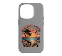 Paradise Found Life Is Better At The Beach Retro Sunset Case for iPhone 14 Pro