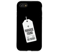 Paradise Found Luggage Tag Travel Vacation Graphic Design Case for iPhone SE (2020) / 7/8