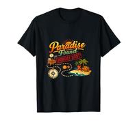 Paradise Found Monday Lost Treasure Map Graphic T-Shirt