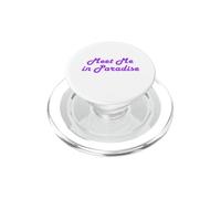 Paradise Found Tropical Beach Sunset Meet Me in Paradise PopSockets PopGrip for MagSafe