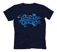 Paradise Garage Sign T-Shirt Navy Blue Medium