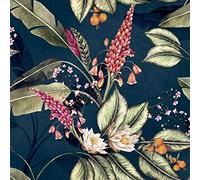 Paradise Garden Floral Wallpaper Navy Belgravia 6600