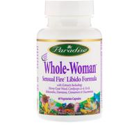 Paradise Herbs, Whole-Woman, Sensual Fire Libido Formula, 60 Vegetarian Capsules
