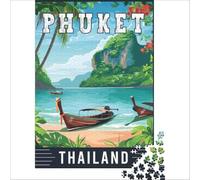Paradise in Phuket jigsaw puzzles 1000 | a relaxed activity for couples on a first date to enjoy together while getting to know each other to enjoy at home50x75cm
