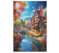 Paradise Jigsaw Puzzles for Kids 1000 Pieces 3d Wooden Puzzle Decompression Game for Adults Women Girl Educational Game Toys 78×53cm