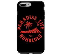 Paradise Life Diamondhead Palm Tree Hawaii Vintage Style Case for iPhone 7 Plus/8 Plus