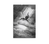 Paradise Lost by Gustave Dore Art Poster Print Photo Art Canvas Home Decorative Bedroom Modern Decors 08x12inch(20x30cm)