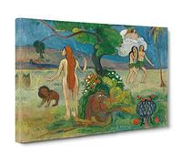 Paradise Lost By Paul Gauguin Canvas Print | Gallery Wrapped 30mm Frame Wall Art | 30x20 inches | Ready to Hang | Impressionist Picture | Living Room Bedroom Lounge Office