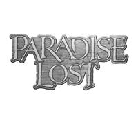Paradise Lost Die Cast Logo Badge in Silver Paradise Lost Silver