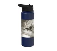 Paradise Lost Gustave Dore Satans Fall Stainless Steel Insulated Water Bottle