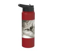 Paradise Lost Gustave Dore Satans Fall Stainless Steel Insulated Water Bottle