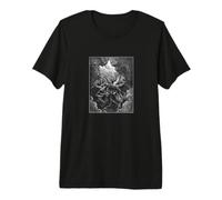 Paradise Lost Hell At Last Gustave Doré Art Premium T-Shirt