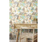 Paradise Matt Wallpaper Hoopla Walls Multi One Size