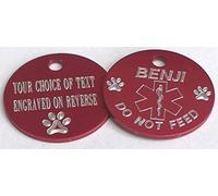 Paradise Pets MEDICAL ALERT PESONALISED PET TAG DOG CAT ID TAG - DO NOT FEED