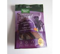 Paradise Pets SUPERFOOD DOG TREAT BAR TURKEY WITH CRANBERRIES & PUMPKIN SEEDS BY COUNTRY HUNTER NATURES MENU