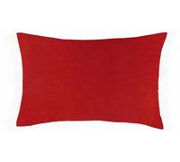 PARADISE STAR Flannelette Pillowcase Pair - 100% Brushed Cotton Thermal Pillow Cases, Soft Warm Cosy Winter Bedding Pillow Covers 50 x 75 cm for Standard Bed Pillows (Red)