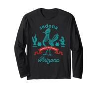 Paradise Valley Arizona Roadrunner Vintage Cactus Souvenir Long Sleeve T-Shirt