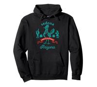 Paradise Valley Arizona Roadrunner Vintage Cactus Souvenir Pullover Hoodie