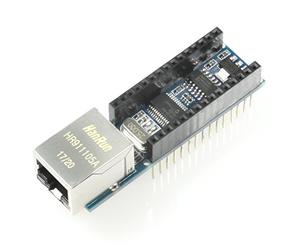 Paradisetronic.com Ethernet Shield Expansion for Arduino Nano with ENC28J60 Controller, RJ45, e.g. for Web Server Applications, Internet of Things (IoT)