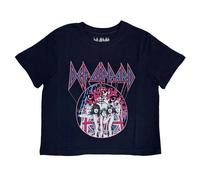 Paradiso Clothing Def Leppard Pyro Tour Crop Top T Shirt - XXL