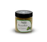 Paradiso dei Golosi Citron Marmalade jar 212 ml - No Preservatives, Ideal for Breakfasts, Desserts and Gourmet Recipes.