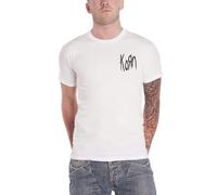 Korn KORNTS08MW02 T-Shirt, White, Medium (38"-40")