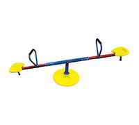 seesaw 360 degrees rotatable 180 cm blue/red/yellow
