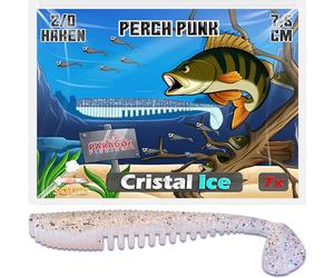 Paradox Fishing Perch Punk 7.5 cm Crystal Ice I 7 Pieces I