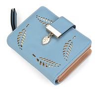 PARADOX (LABEL) Light Blue Leather Girl's Wallet, Light Blue, Mini Wallet, Wallet