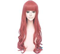 Paradox Live Bae Anne Faulkner Long Curly Gradient Pink Blue Synthetic Hair Lolita Wigs Anime Costume Cosplay Wig