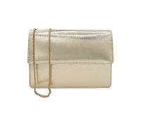 Paradox London Champagne Metallic 'Darlene' Flap Clutch Bag Metallic