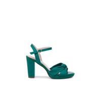 Paradox London 'lani' Platform Sandals In Emerald Emerald 8