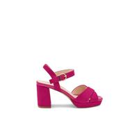 Paradox London 'leya' Platform Sandals In Fuchsia Fuchsia