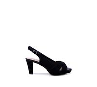 Paradox London Louise' Block Heel Platform Sandals In Black Black